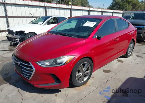2017 Hyundai Elantra Se из США, поврежденный, VIN 5NPD84LF8HH029536